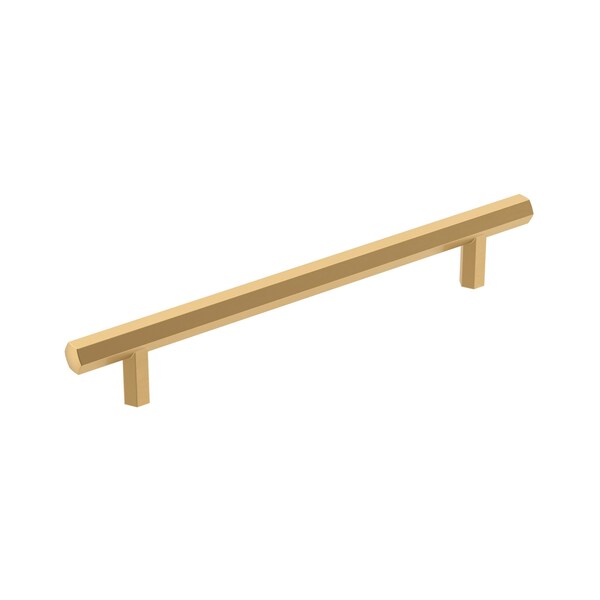 Amerock Caliber 6-5/16 in 160 mm Center-to-Center Champagne Bronze Cabinet Pull - BP36875CZ