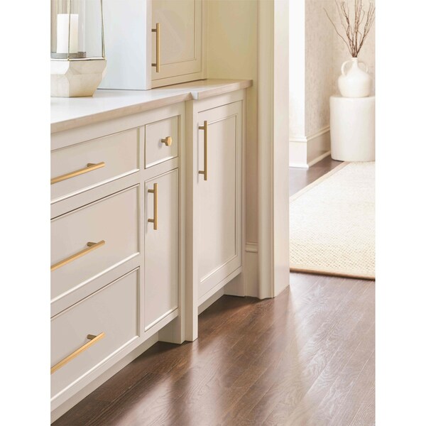 Amerock Caliber 6-5/16 in 160 mm Center-to-Center Champagne Bronze Cabinet Pull - BP36875CZ