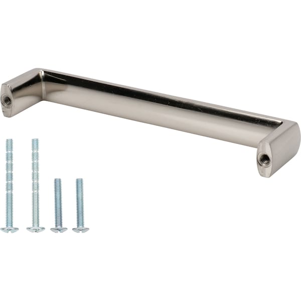Designperfect 5-1/16'' Center-to-Center Handle Pull, Brushed Satin Nickel, 10PK - DPA10S444SNB