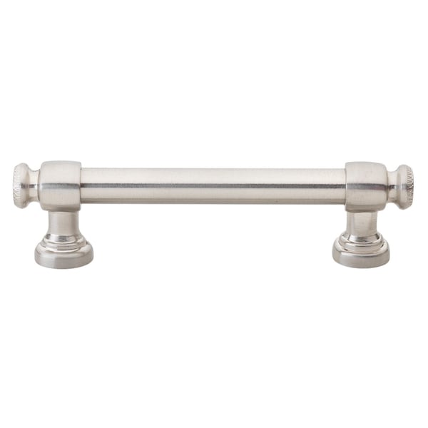 Gliderite Hardware 3-3/4 in. Center to Center Satin Nickel Classic Euro Bar Pull - 4361-96-SN, 25PK - 4361-96-SN-25