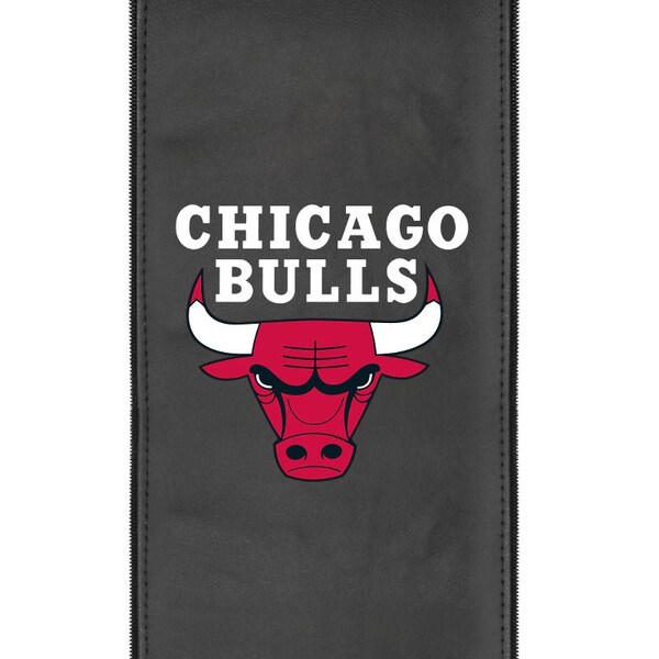 Dreamseat Silver Loveseat with Chicago Bulls Logo - XZ7759003LSCDBK-PSNBA30030