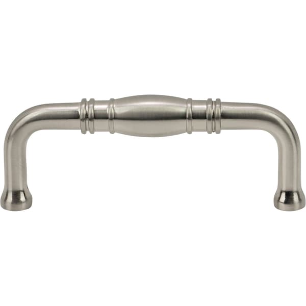 Designperfect 3'' Center-to-Center Handle Pull, Brushed Satin Nickel, 10PK - DPA10R572SNB