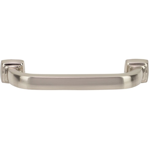 Designperfect 3-3/4'' Center-to-Center Handle Pull, Brushed Satin Nickel - DPA-S33SNB