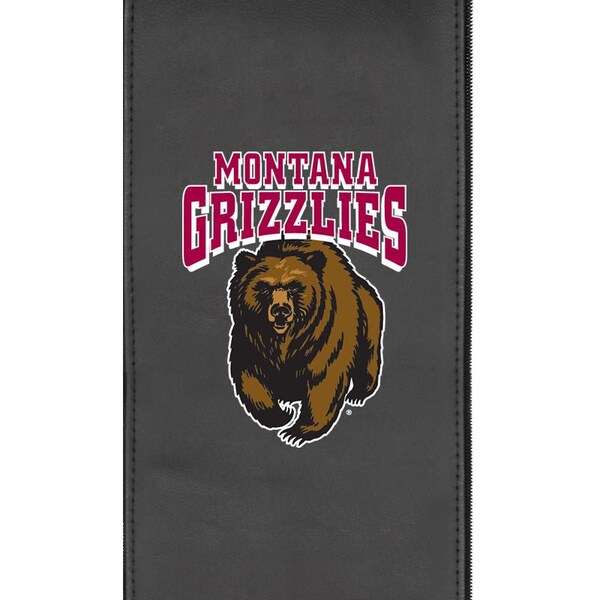 Dreamseat Silver Loveseat with Montana Grizzlies Logo - XZ7759003LSCDBK-PSCOL13585