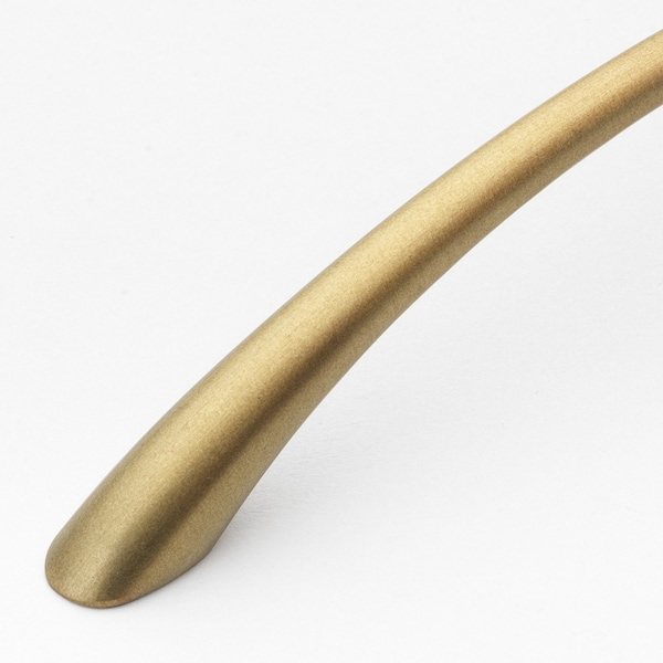 Gliderite Hardware 5 in. Center to Center Satin Gold Arched Cabinet Pull - 2022-SG, 10PK - 2022-SG-10