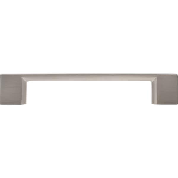 Designperfect 5-1/16'' Center-to-Center Square Cabinet Pull, Brushed Satin Nickel, 10PK - DPA10S794SNB
