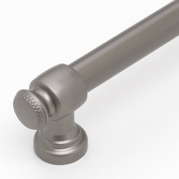 Gliderite Hardware 3-3/4 in. Center to Center Graphite Gray Classic Euro Bar Pull - 4361-96-GPH, 5PK - 4361-96-GPH-5