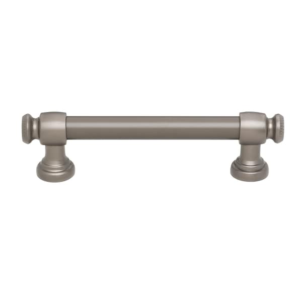 Gliderite Hardware 3-3/4 in. Center to Center Graphite Gray Classic Euro Bar Pull - 4361-96-GPH, 5PK - 4361-96-GPH-5