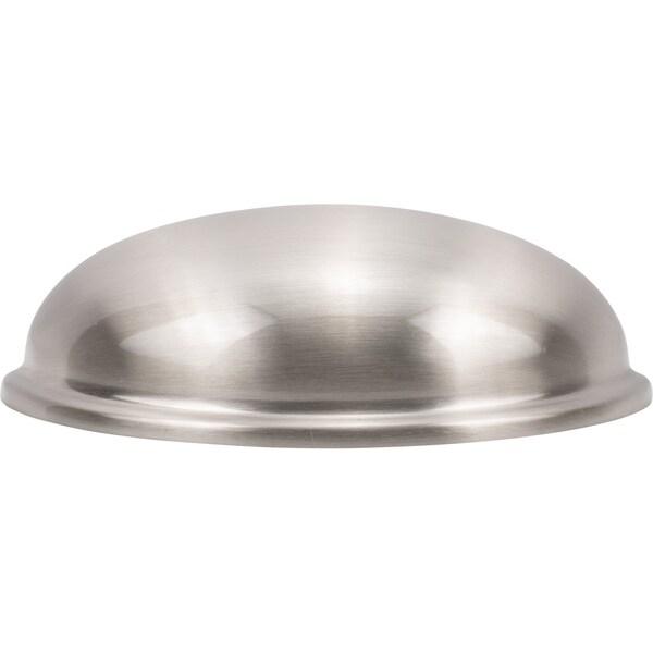 Designperfect 3'' Center-to-Center Cup Pull, Brushed Satin Nickel - DPA-C632SNB