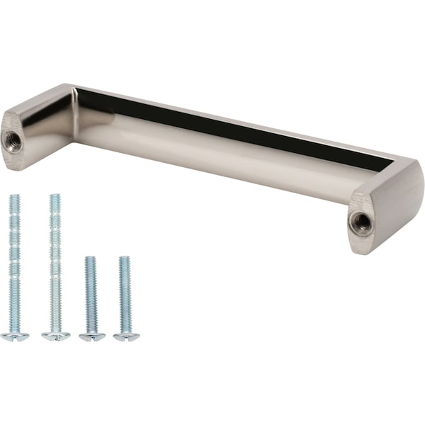 Designperfect 3-3/4'' Center-to-Center Handle Pull, Brushed Satin Nickel, 25PK - DPA25S443SNB