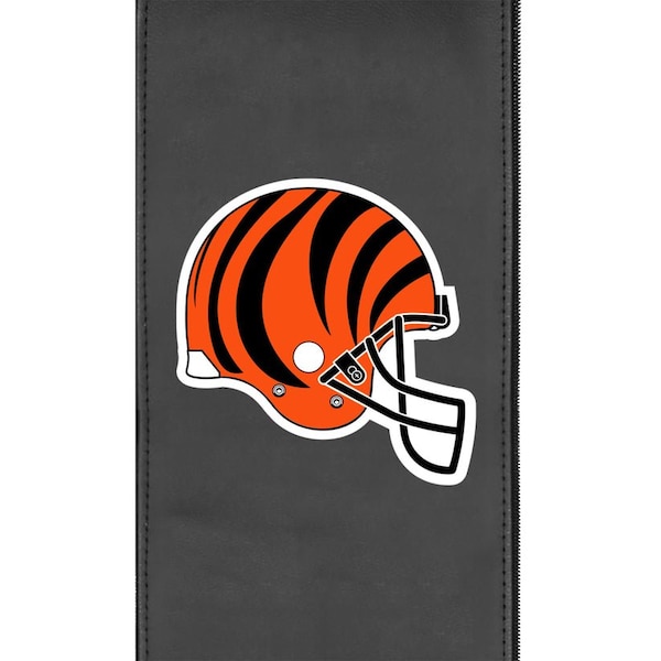 Dreamseat Silver Sofa with Cincinnati Bengals Helmet Logo - XZ7759001SOCDBK-PSNFL20027