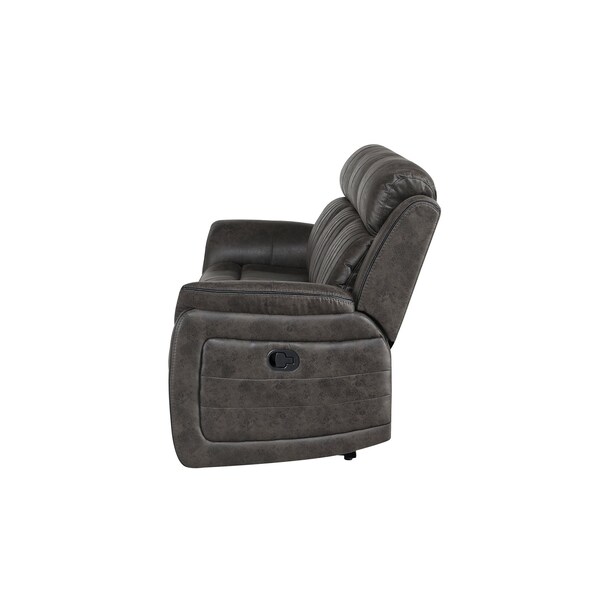 Global Furniture Usa Transitional Badlands U8517 Grey Reclining Sofa - 3291