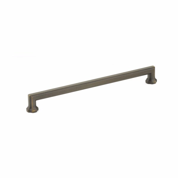 Schaub 10in Center to Center Empire Cabinet Pull Ancient Bronze Finish - 886-ABZ