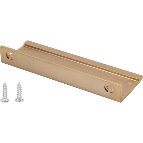 Designperfect 3-3/4'' Center-to-Center Tab Pull, Champagne Bronze/Gold - DPA-F423CBZ