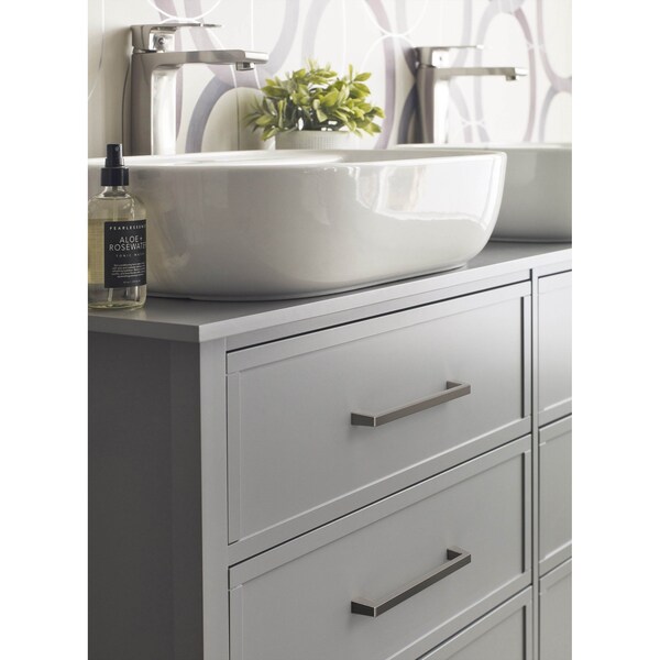 Amerock Blackrock 8 inch 203mm Center-to-Center Gunmetal Cabinet Pull - BP55282GM