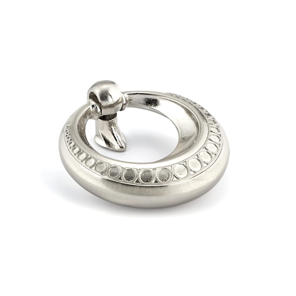 Richelieu Chambly 1 7/8 in (48 mm) Diameter Brushed Nickel Traditional Cabinet Pull - BP80976195
