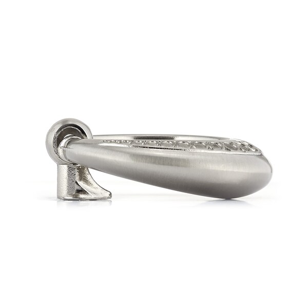 Richelieu Chambly 1 7/8 in (48 mm) Diameter Brushed Nickel Traditional Cabinet Pull - BP80976195