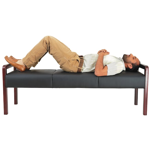 Alera Sofa, 22-1/4" x 22-7/8", Upholstery Color: Black - RL2419M