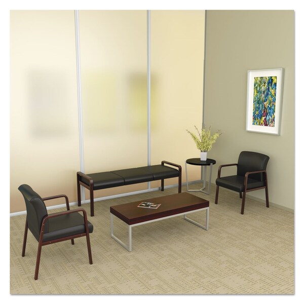Alera Sofa, 22-1/4" x 22-7/8", Upholstery Color: Black - RL2419M