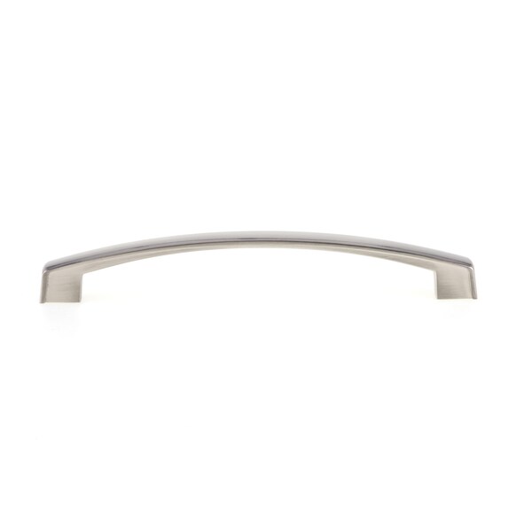 Richelieu 6-5/16 in. (160 mm) Center-to-Center Brushed Nickel Transitional Drawer Pull - BP8252160195