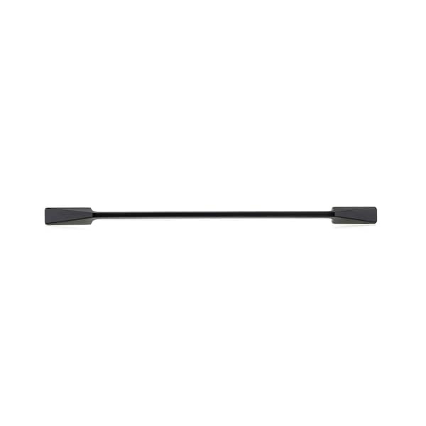 Richelieu 12 5/8 in (320 mm) Center-to-Center Matte Black Contemporary Cabinet Pull - BP7238320900