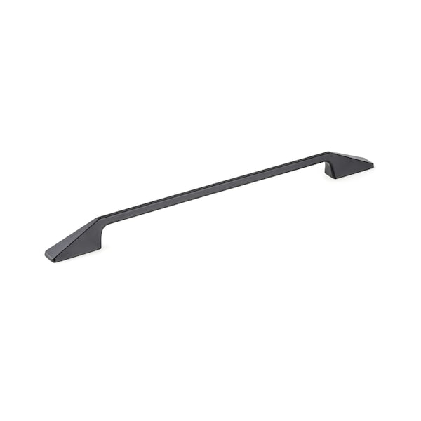 Richelieu 12 5/8 in (320 mm) Center-to-Center Matte Black Contemporary Cabinet Pull - BP7238320900