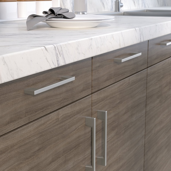 Richelieu 5 1/16 in (128 mm) Center-to-Center Brushed Nickel Contemporary Cabinet Pull - BP8160128195