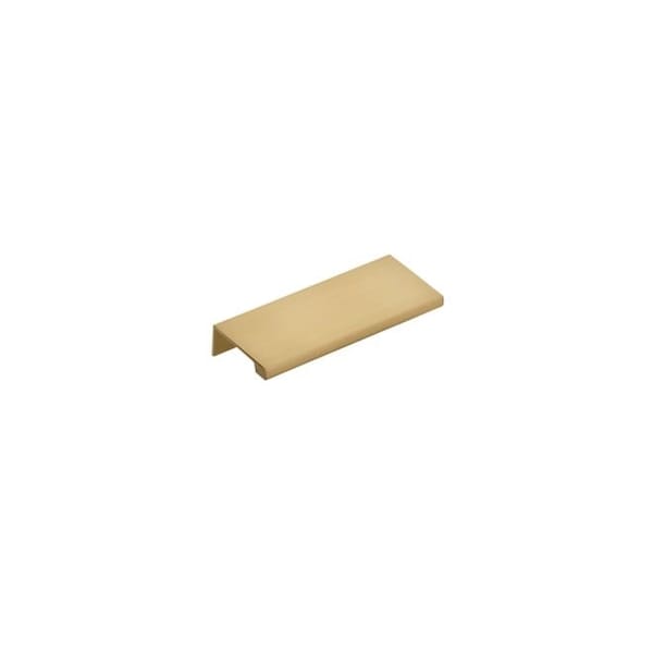 Emtek Edge Cabinet Pull with 3 in Center to Center Satin Brass Finish - 87100US4