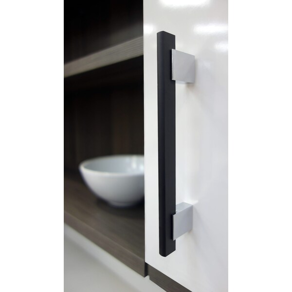 Richelieu 12-5/8 in. (320 mm) Center-to-Center Matte Black Contemporary Drawer Pull - BP905320900