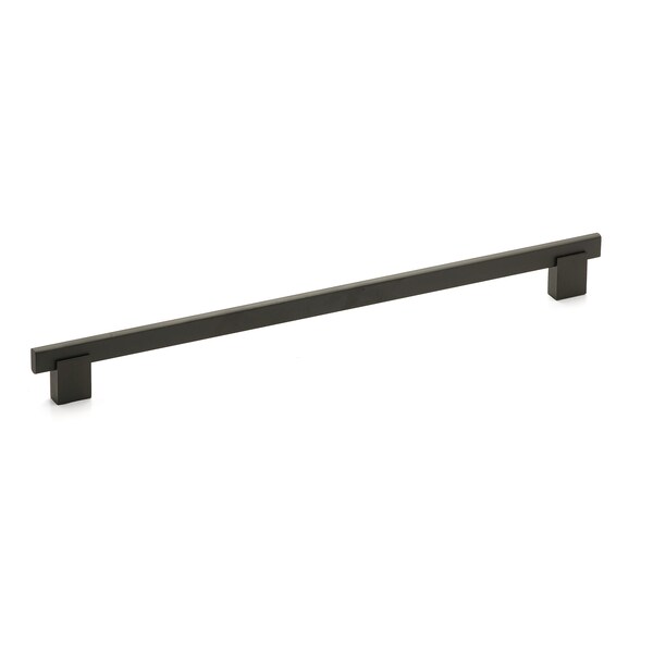 Richelieu 12-5/8 in. (320 mm) Center-to-Center Matte Black Contemporary Drawer Pull - BP905320900