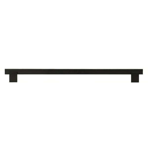 Richelieu 12-5/8 in. (320 mm) Center-to-Center Matte Black Contemporary Drawer Pull - BP905320900