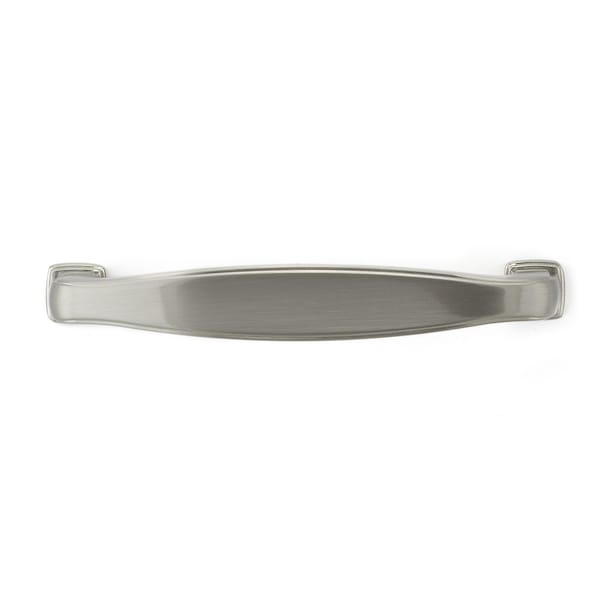 Richelieu Charlemagne Collection 3 3/4 in (96 mm) Center-to-Center Brushed Nickel Transitional Cabinet Pull - BP81092195
