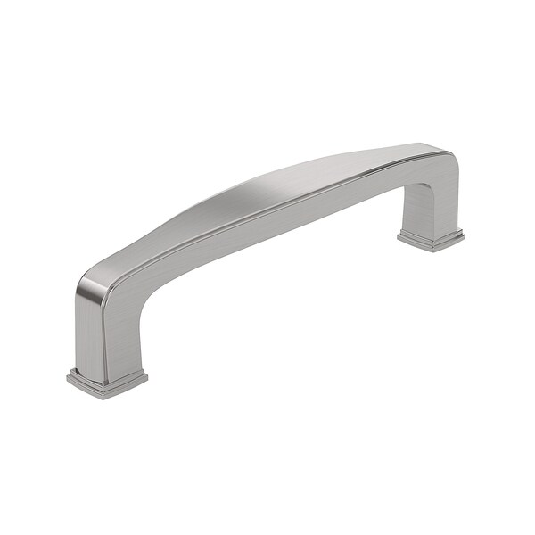 Richelieu Charlemagne Collection 3 3/4 in (96 mm) Center-to-Center Brushed Nickel Transitional Cabinet Pull - BP81092195