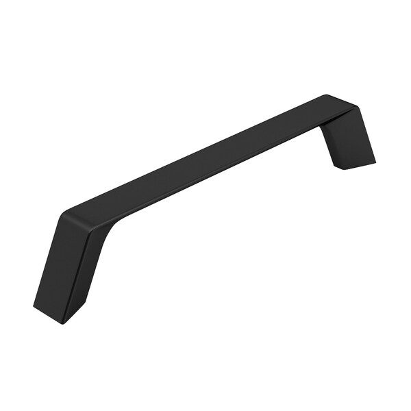 Richelieu 5 1/16 in (128 mm) Center-to-Center Matte Black Contemporary Cabinet Pull - BP7348128900