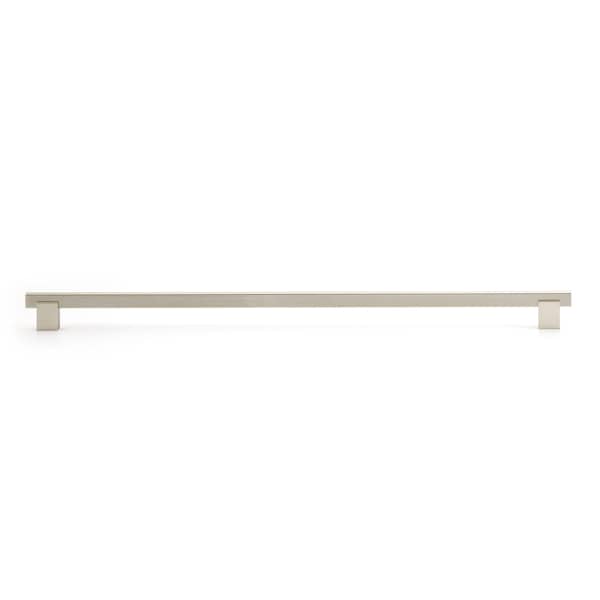 Richelieu 18-7/8 in. (480 mm) Center-to-Center Brushed Nickel Contemporary Drawer Pull - BP905480195