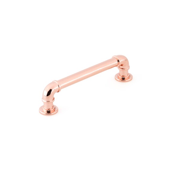 Richelieu 5 1/16 in (128 mm) Center-to-Center Polished Copper Eclectic Drawer Pull - BP2209128191