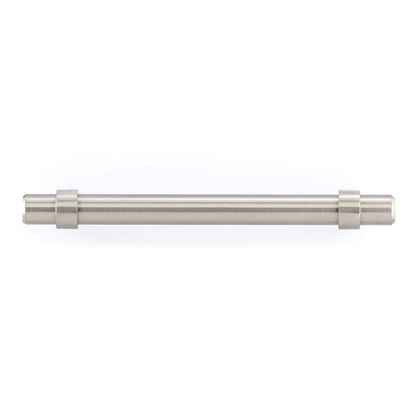 Richelieu 5-1/16 in. (128 mm) Center-to-Center Brushed Nickel Contemporary Drawer Pull - BP5016128195