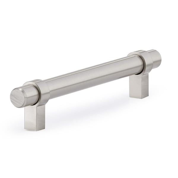 Richelieu 5-1/16 in. (128 mm) Center-to-Center Brushed Nickel Contemporary Drawer Pull - BP5016128195