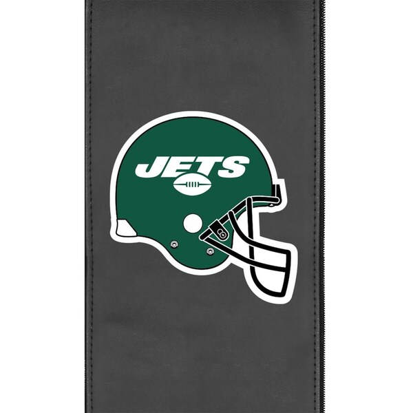 Dreamseat Silver Loveseat with New York Jets Helmet Logo - XZ7759003LSCDBK-PSNFL21017
