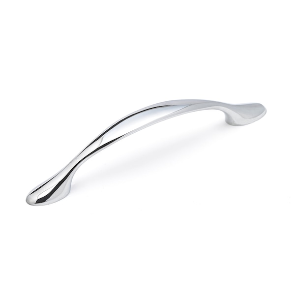 Richelieu 3-3/4 in. (96 mm) Center-to-Center Chrome Traditional Drawer Pull - BP7814140