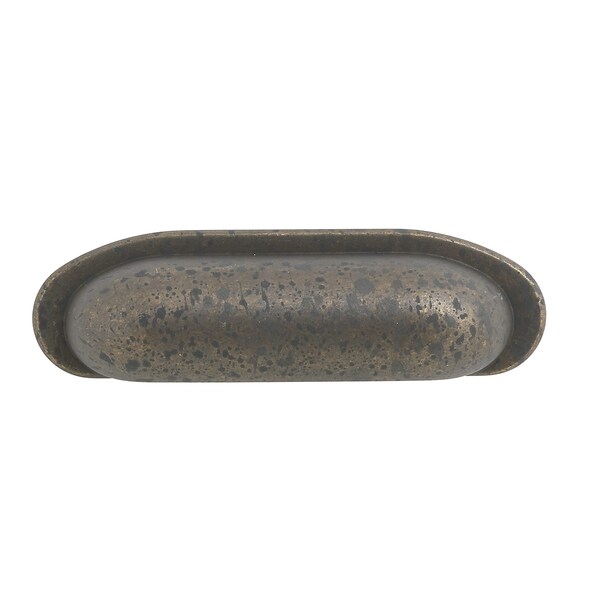 Richelieu 2-1/2 in. (64 mm) Center-to-Center Spotted Bronze Traditional Cup Pull - BP58264138