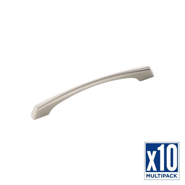 Hickory Hardware Pull 5-1/16 Inch (128mm) Center to Center, 10PK - P3371-SS-10B