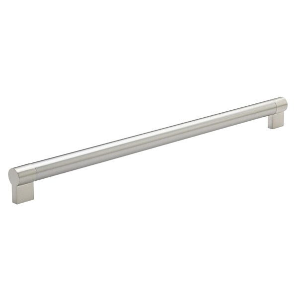 Richelieu 17-5/8 in. (448 mm) Center-to-Center Brushed Nickel Contemporary Drawer Pull - BP500448195