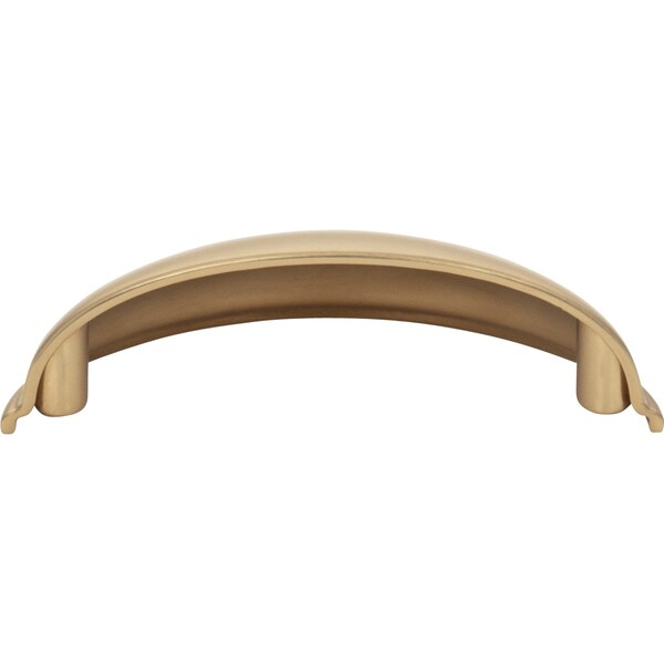 Elements By Hardware Resources 3" Center-to-Center Satin Bronze Florence Cabinet Cup Pull - 2981SBZ
