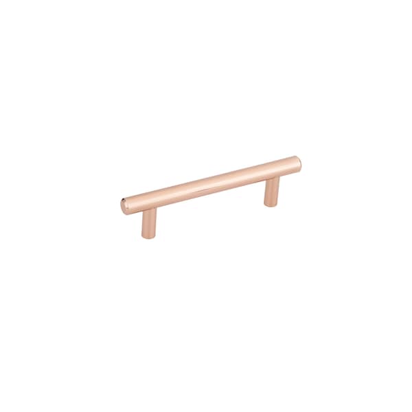 Richelieu 3 3/4 in (96 mm) Center-to-Center Polished Copper Contemporary Cabinet Pull - BP20596191