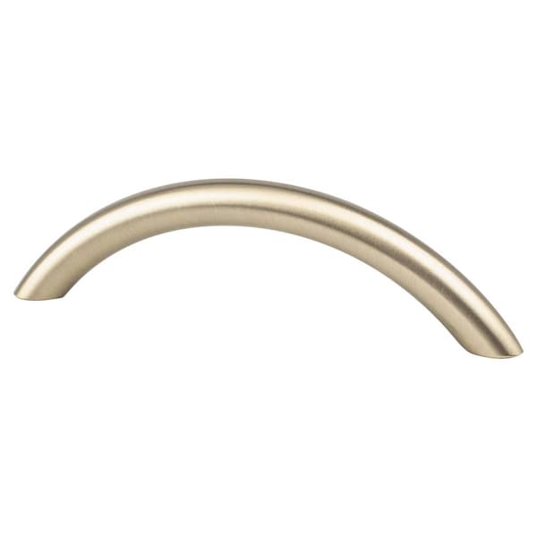 Berenson 96 mm Contemporary Advantage Three CC Champagne Arch Pull - 7918-20CZ-P