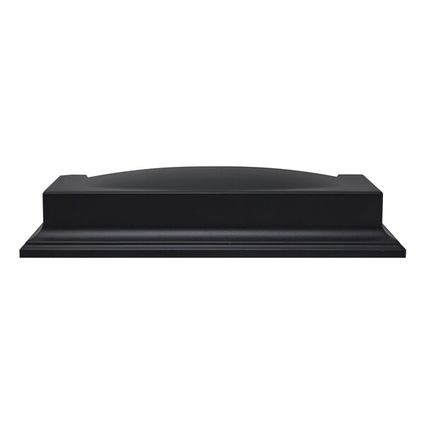 Mng Hardware 3in/96mm Cup Pull - Park Avenue - Matte Black - 17520