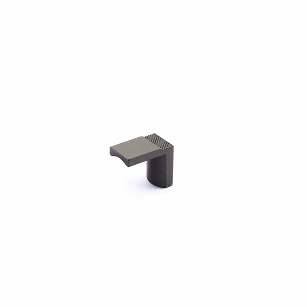 Schaub 1-1/8in Quadrato Cabinet Finger Pull Gun Metal Finish - 20014-GM