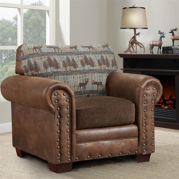 American Furniture Classics 36 x 44 x 37 in. Angler Cove Loveseat - 8502-70