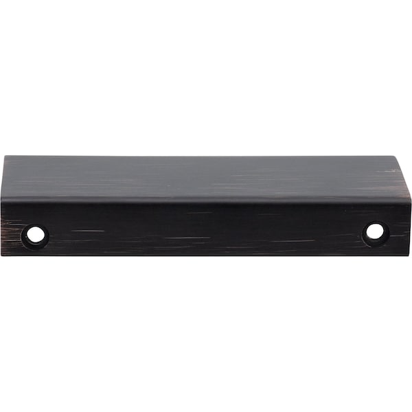Designperfect 3-3/4'' Center-to-Center Cabinet Tab Pull, Brushed Oil Rubbed Bronze, 10PK - DPA10F423ORB
